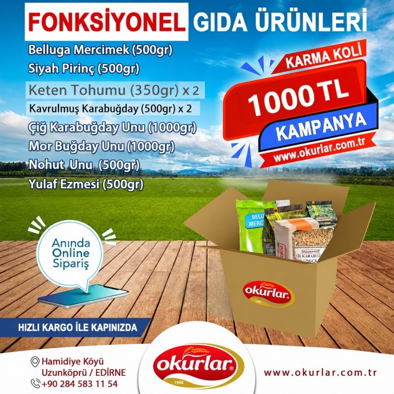 Fonksiyonel Gıda Ürünleri Karma Koli Kampanya