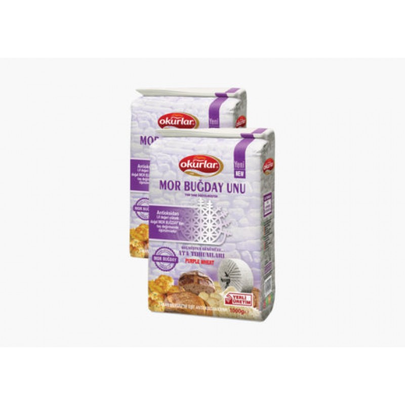 Okurlar Mor Buğday Unu 1 Kg