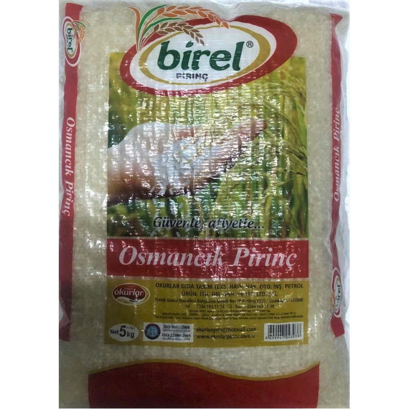 Okurlar Osmancık Pirinç 5 Kg